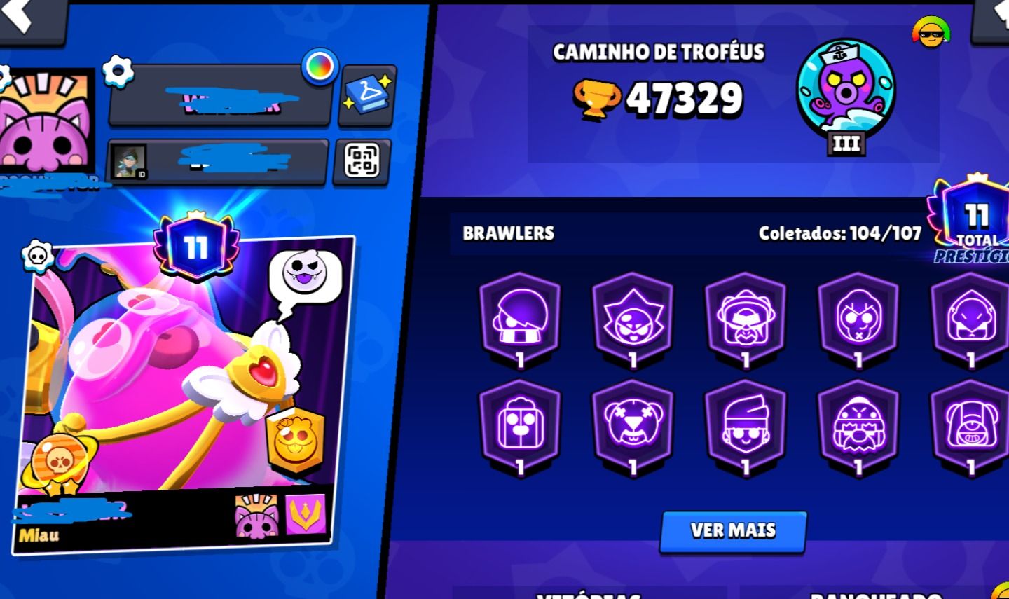 CONTA BRAWL STARS +47329 TRÓFEUS