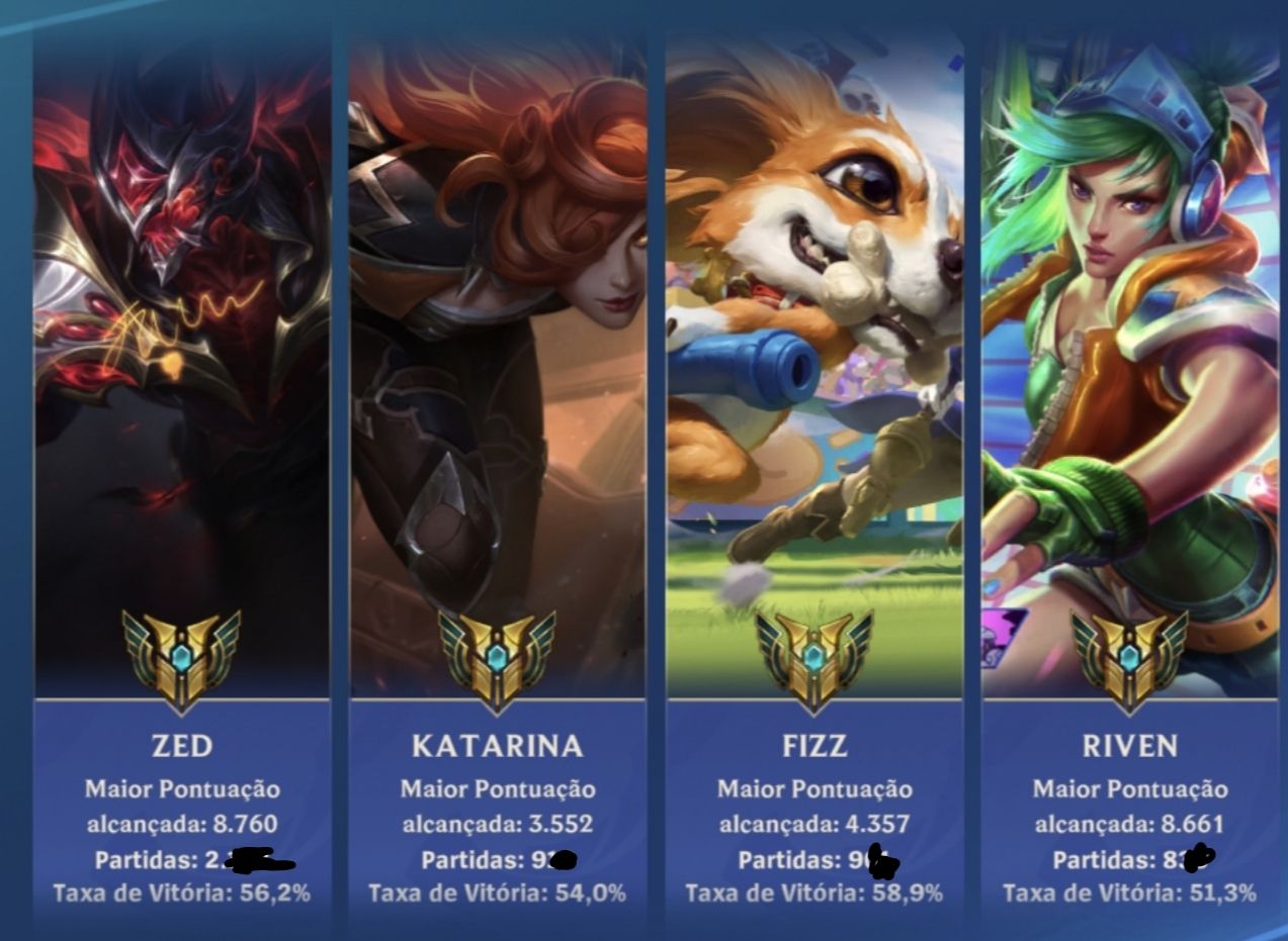 Conta wild Rift criada desde o BETA (JOGUEI COM VPN)