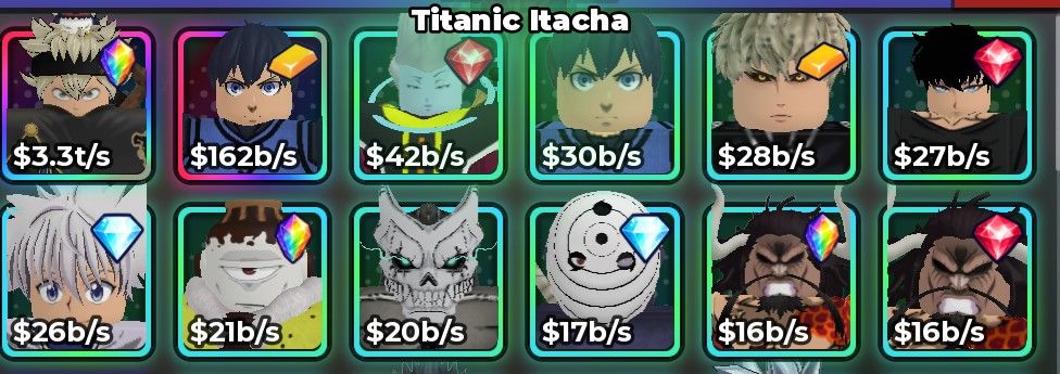 [UPDATE4] ANIME DICE (ROLE DADOS DE ANIME) ROBLOX, PERSONAGENS E ITENS