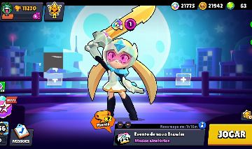 Conta Brawl Stars com a melhor Skin e a NOVA Brawler