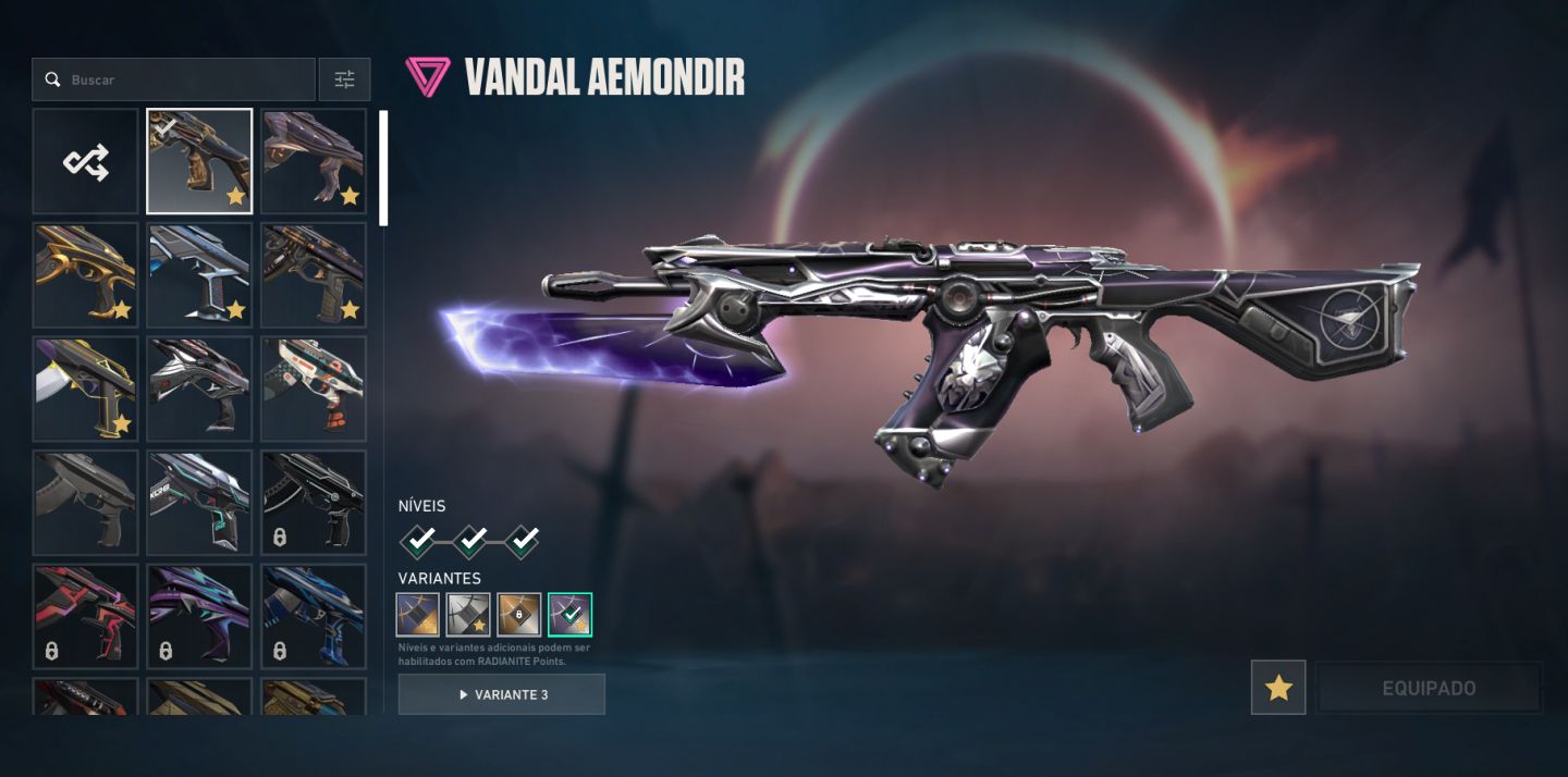 CONTA DE VALORANT, LVL 150+, 2300R$ EM SKINS