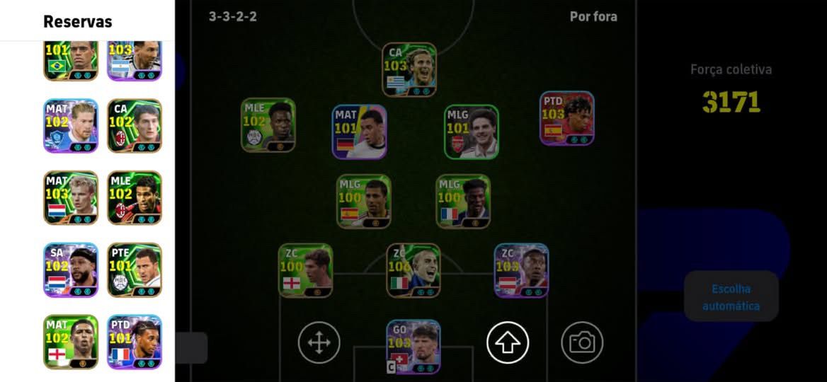 CONTA PREMIUM EFOOTBALL 2026 FORÇA COLETIVA 3171