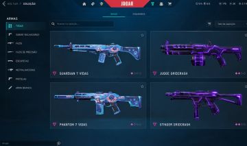 VALORANT BR | 13 SKINS | VANDAL EX.O + KURONAMI + ASSASSÍNIA | LVL 44 | RANKED