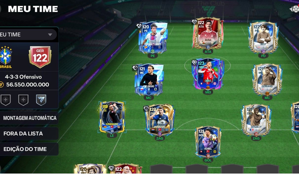 Conta de fc mobile ger 122