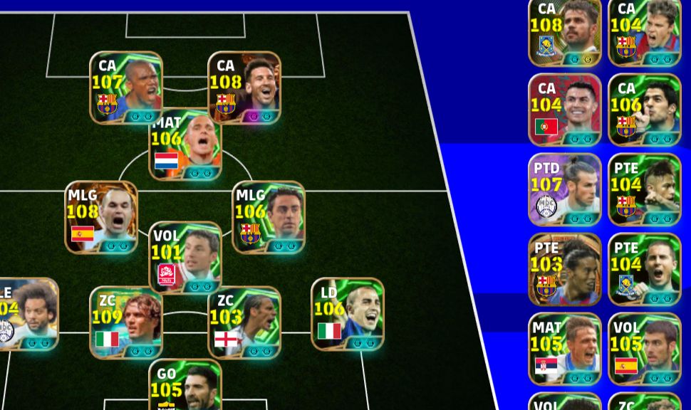 Conta eFootball - COMPLETA 3280 Força Coletiva [PEGA MAIS] Com maldini novo!