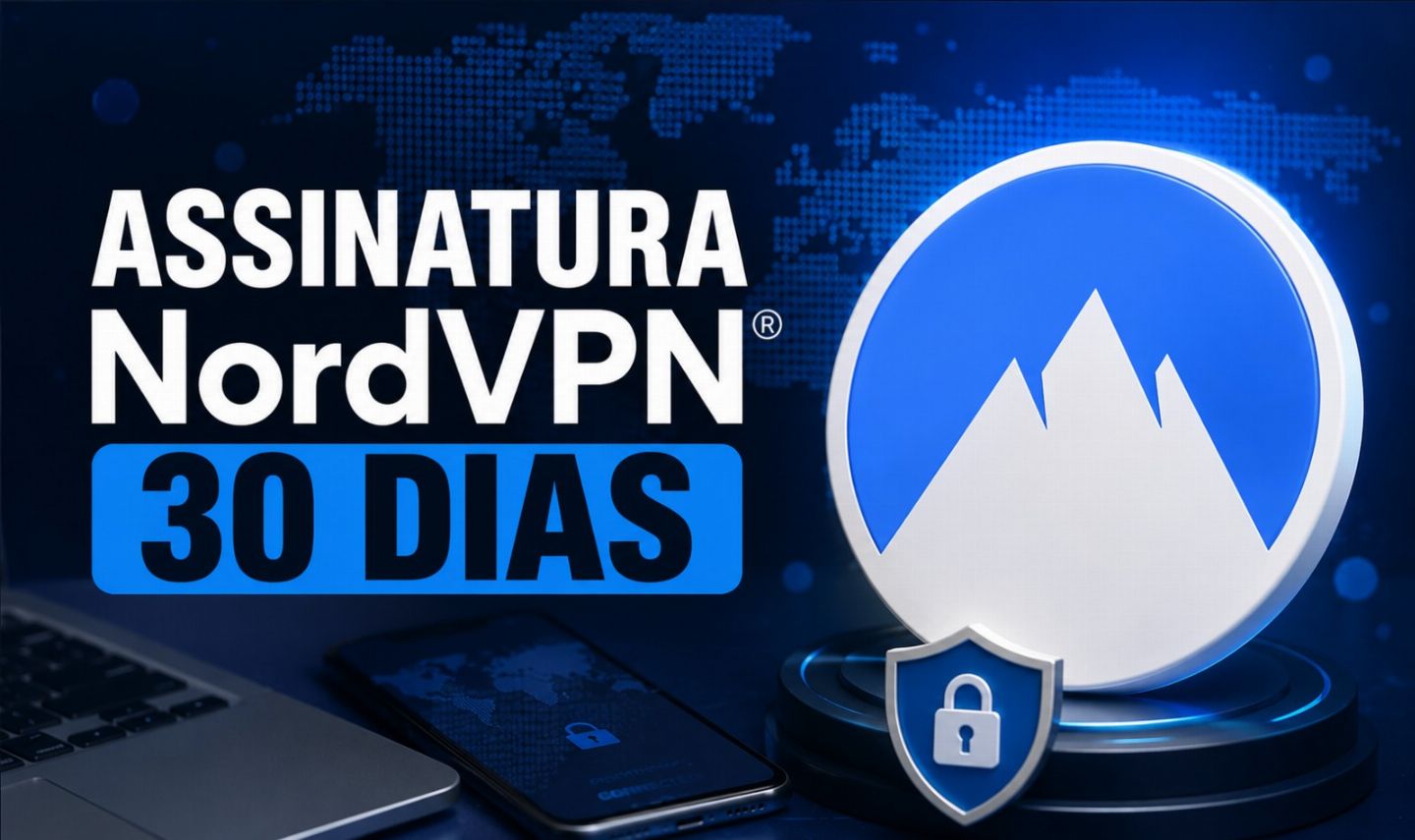 NordVPN Assinatura Mensal + Entrega automática