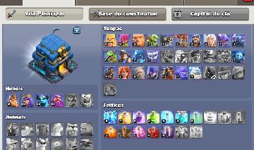 Conta Clash Of Clans CV 12 Abandonado