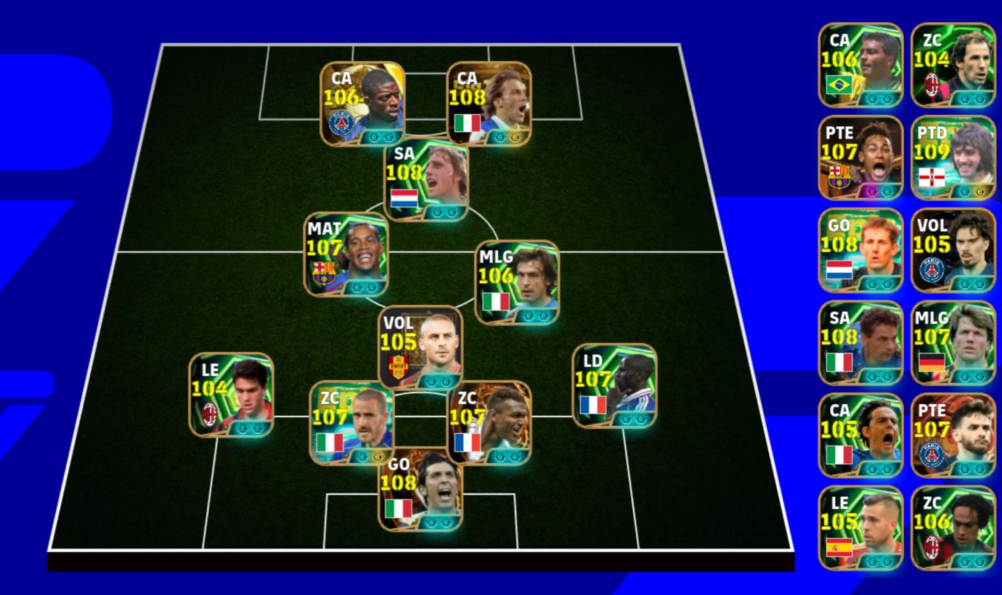 CONTA eFOOTBALL INSANA | 3316 FORÇA | ELENCO DE LENDAS + SKILLS PERFEITAS