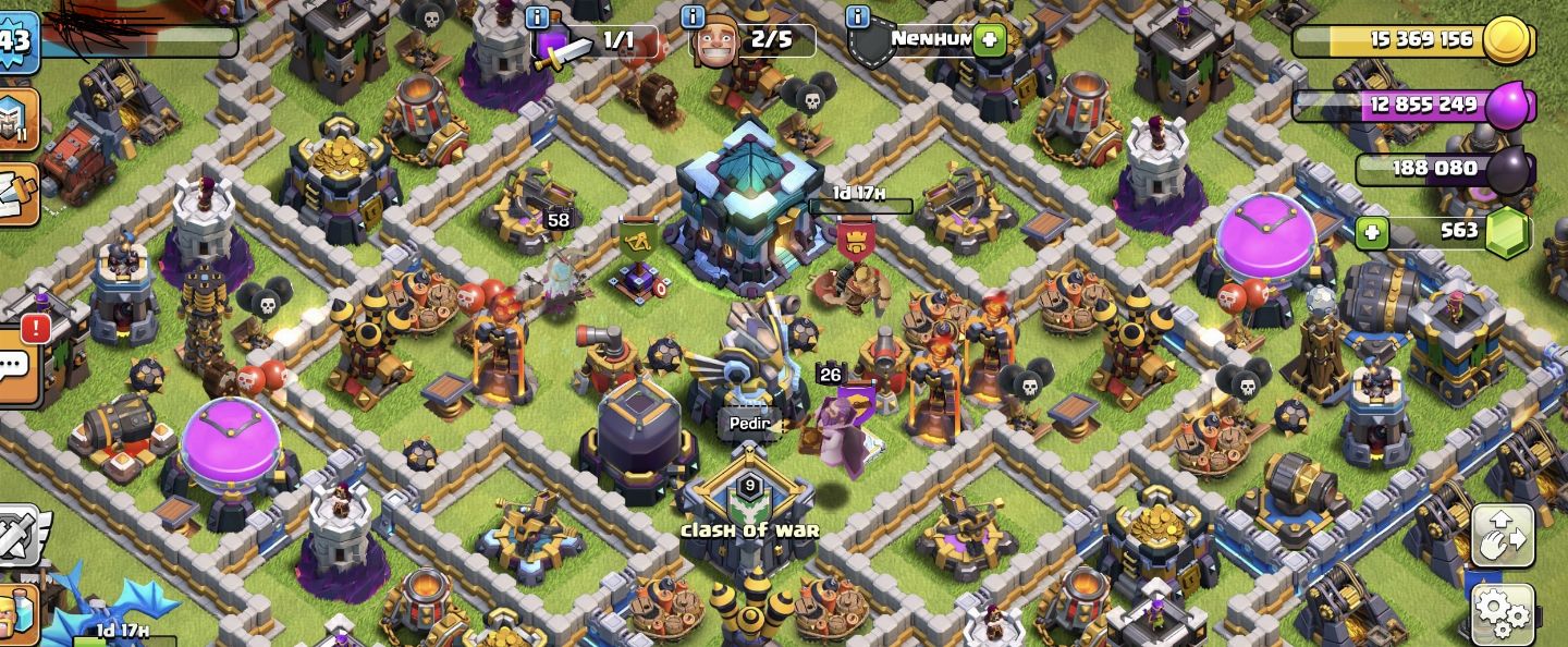 CV 14 level 145 Conta Clash of clans Conta pra logo quiser negociar