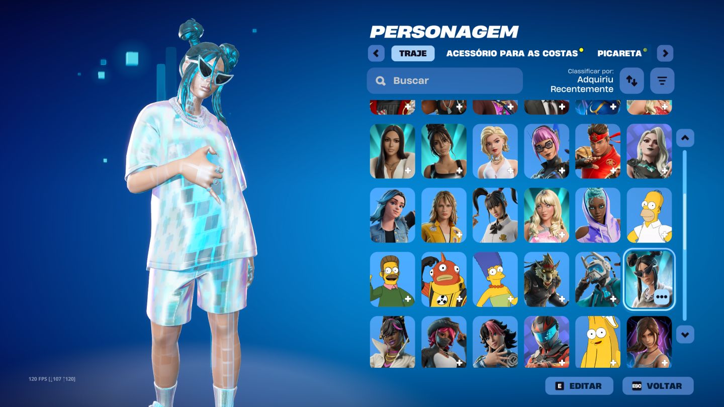 Conta Fortnite Rara 2017, Itens da Primeira Temporada, Único Dono.