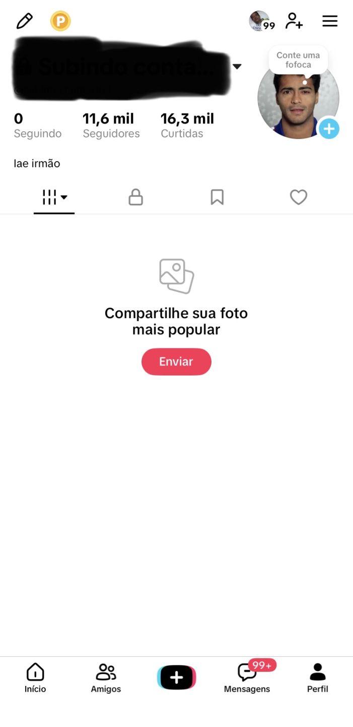 Conta de TikTok com 11,6k de seguidores live ativa [promoção]