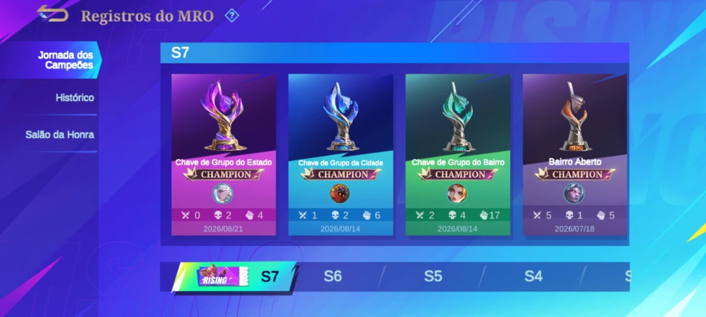 CONTA HONRA MÍTICA - MOBILE LEGENDS (+20K BP)