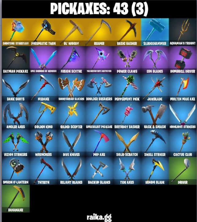 Conta fotnite com skins raras