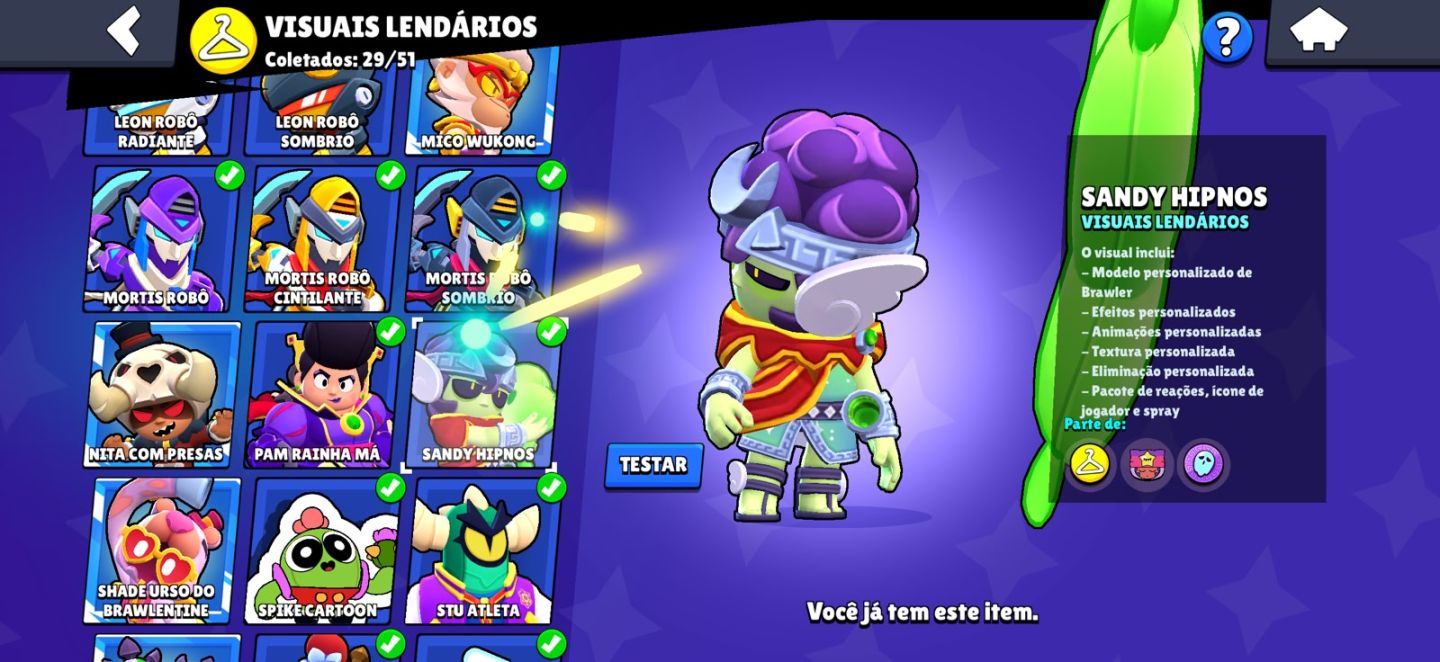 Conta de 2019 com 463 Skins / 5 Pro Pass (Colt / Dinamyke / Leon, Corvo e Brock)