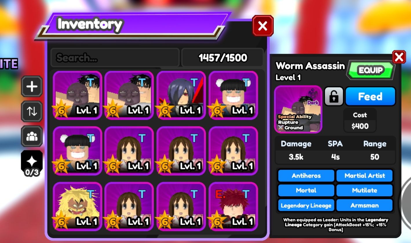 PERSONAGENS DE ALL STARS TOWER DEFENSE DE TROCAS