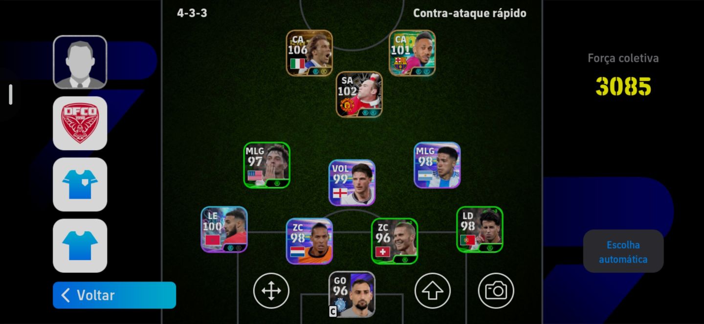 (DEL PIERO E BEST!!!) CONTAS de eFOOTBALL!!!