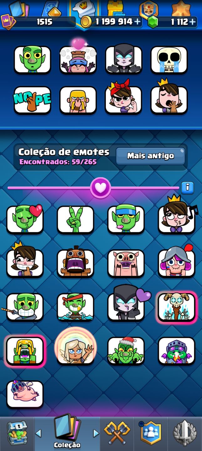 Conta de clash royale muito boa mais de 8k de trofeús,inclui uma conta de brawl