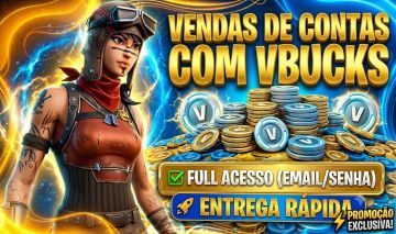 [PROMOÇÃO!!! 20%OFF] CONTAS FORTNITE COM VBUCKS!!