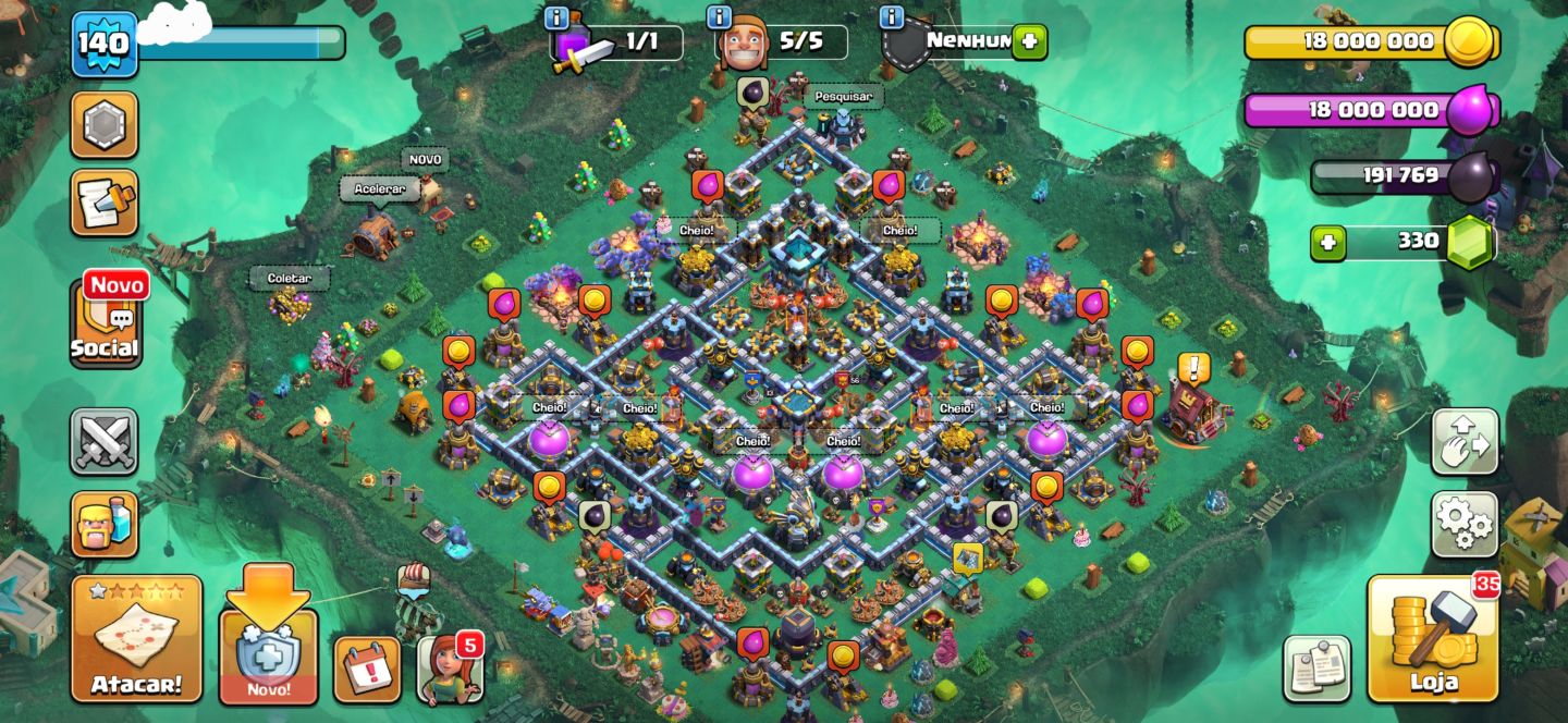 CONTA DE CLAHS OF CLANS CV 13 SEMI FULL