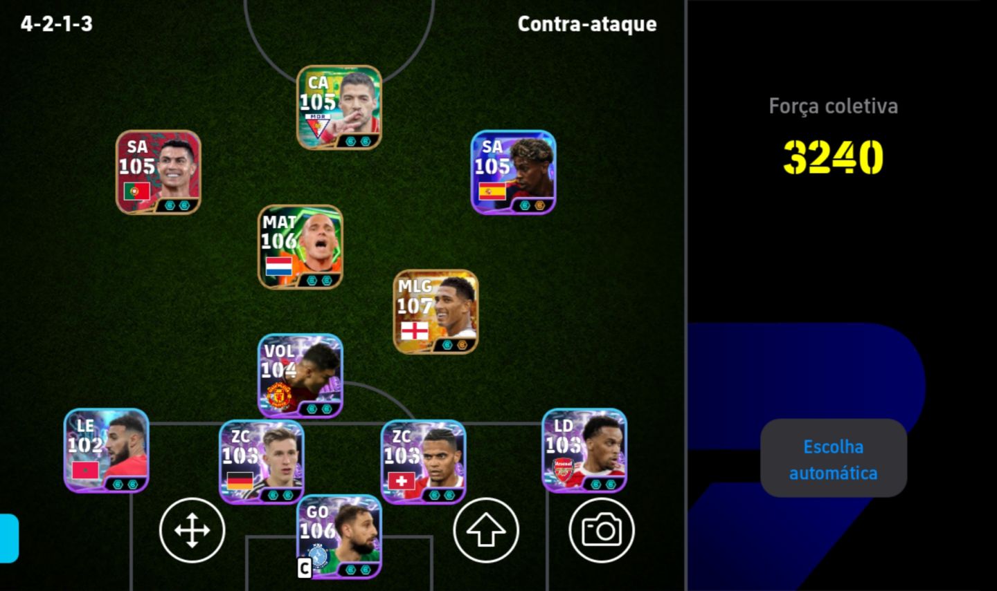 Conta braba de efootbol
