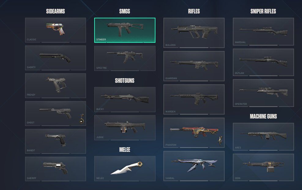 Conta de Valorant com skins raras