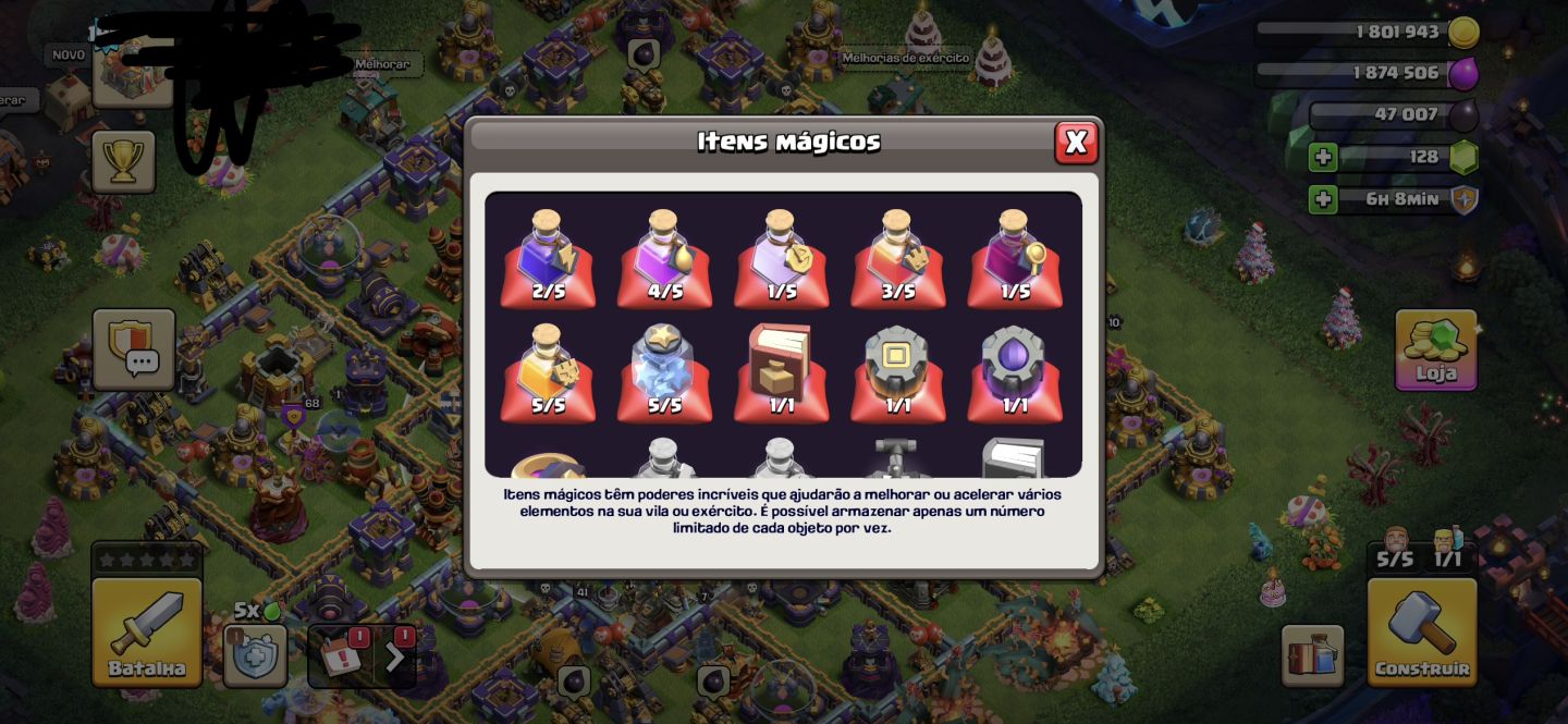 Conta Clash of Clans. Cv 16 - único dono