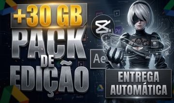 PACK DE EDIÇÃO PREMIUM: Chroma Key, Overlays, SFX & VFX | Premiere,CapCut,After