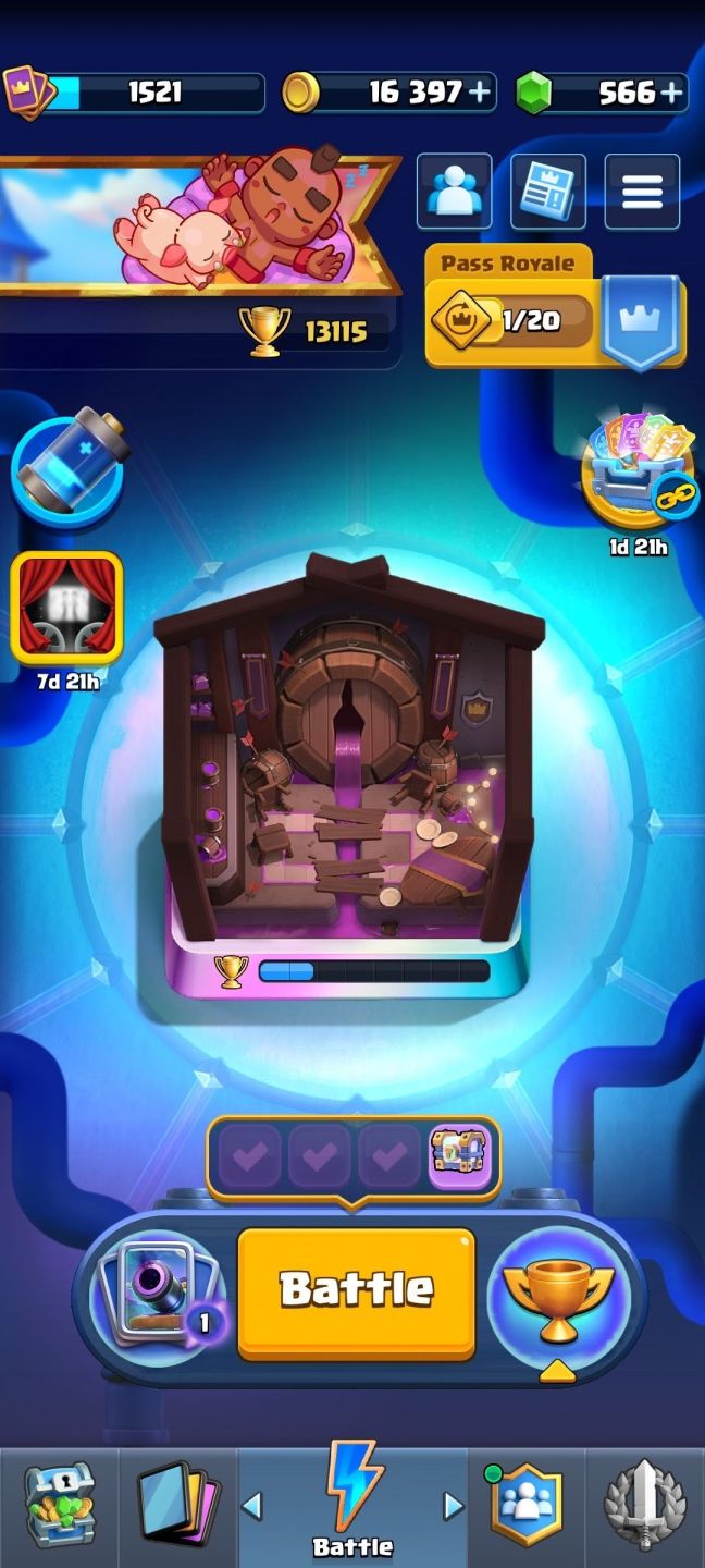 CONTA CLASH ROYALE | 13K TROFÉUS| DECK FULL 16