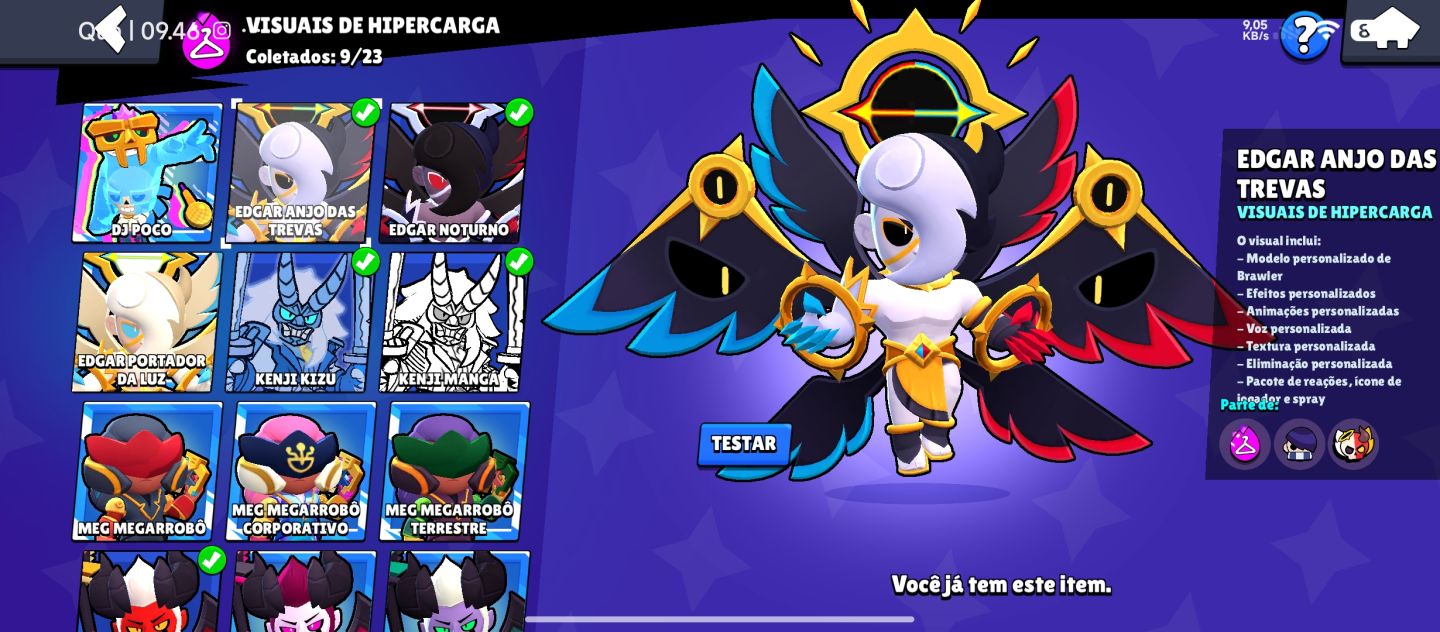 Conta Full de Brawl Stars | Full Nível 11 e Full Buffies (Valor Negociável)