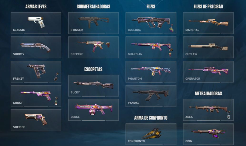 Conta de valorant com skin