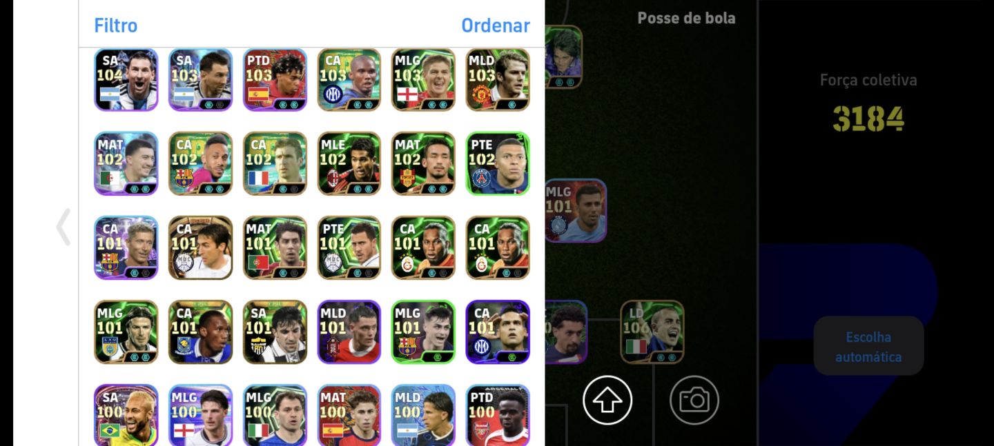 CONTA EFOOTBALL RARA MOBILE À VENDA NA GGMAX BARCELONA FC FORÇA COLETIVA 3187