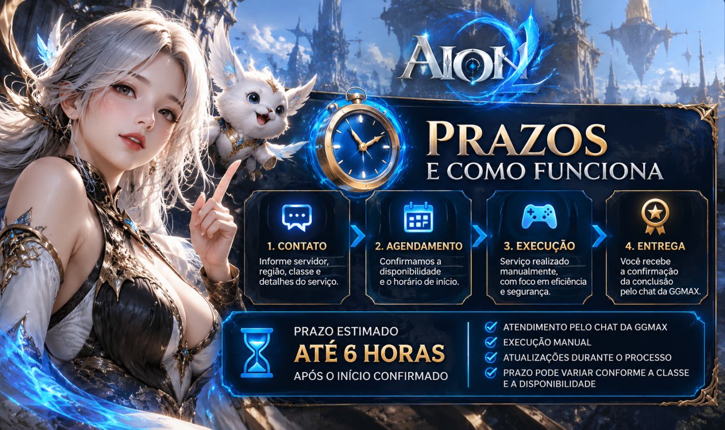 AION 2 GLOBAL | UP DE ALT 1-22 | LEVELING RÁPIDO | PACOTES DE ALTS