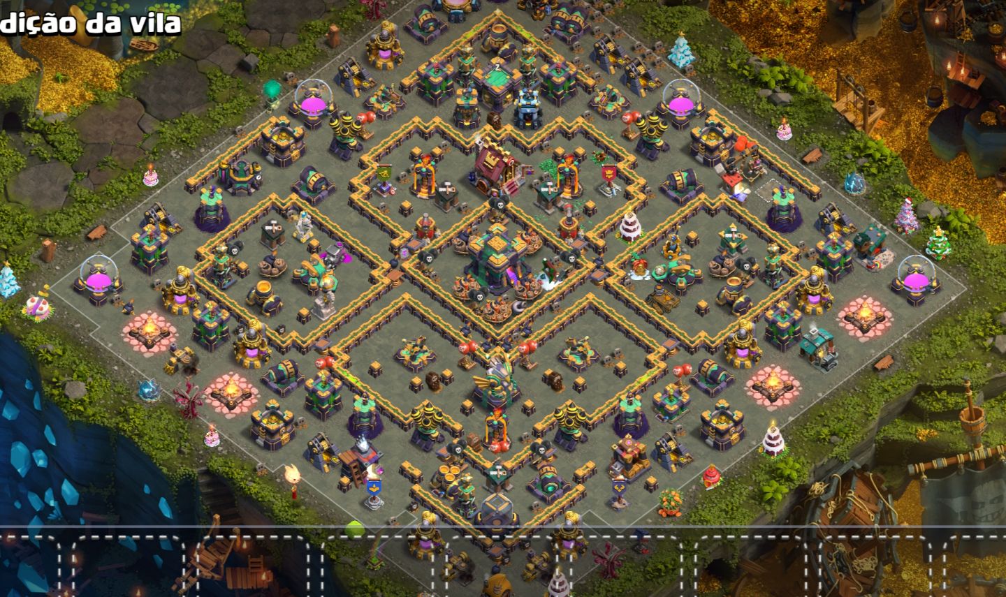 Clash of Clans // cv14 com construções Full só o mel direto no seu email