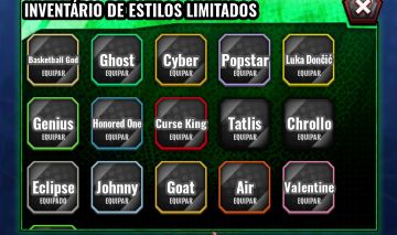 Conta de basquete zero com 16 ilimitados mais auras
