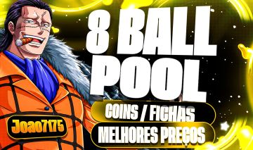 8 BALL POOL (FICHAS / ITENS /MOEDAS / CASH / COINS) PC E MOBILE CELULAR BILHAR