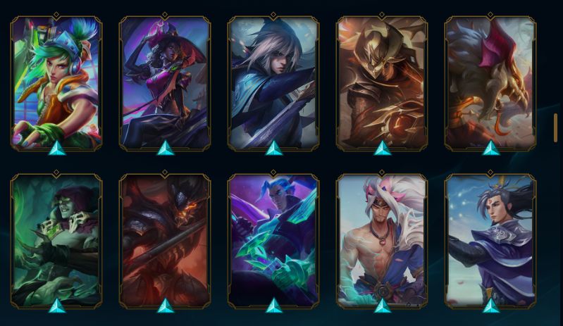 CONTA LOL LVL 353 | 141 SKINS | ULTIMATE + 2 MÍTICAS + 16 LENDÁRIAS | EX OURO