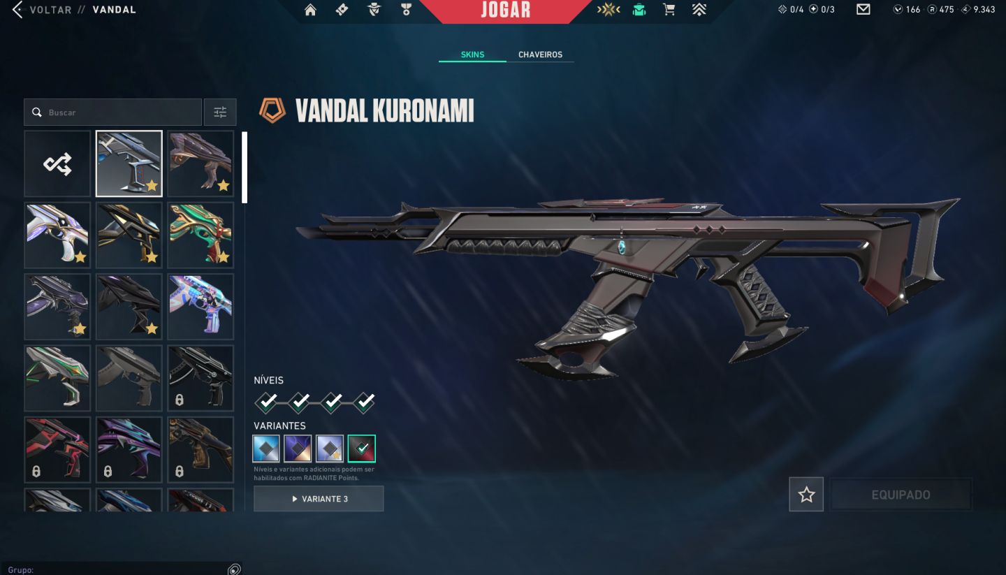 CONTA VALORANT BR | 69 SKINS | CHAMPIONS 2024 + 2025 | KURONAMI