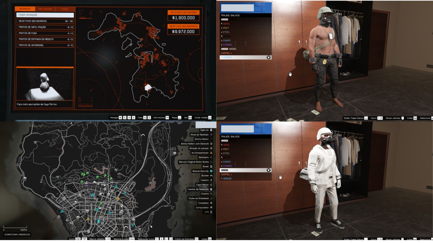 GTA V PC - 2 Personagens Lvl 250 | $200 Milhões | Modded (Enhanced & Legacy)