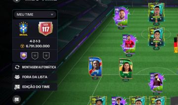 Conta FC Mobile | OVR: 117 | 56.008.500 moedas | 57.805 gemas | Neymar 118 OVR