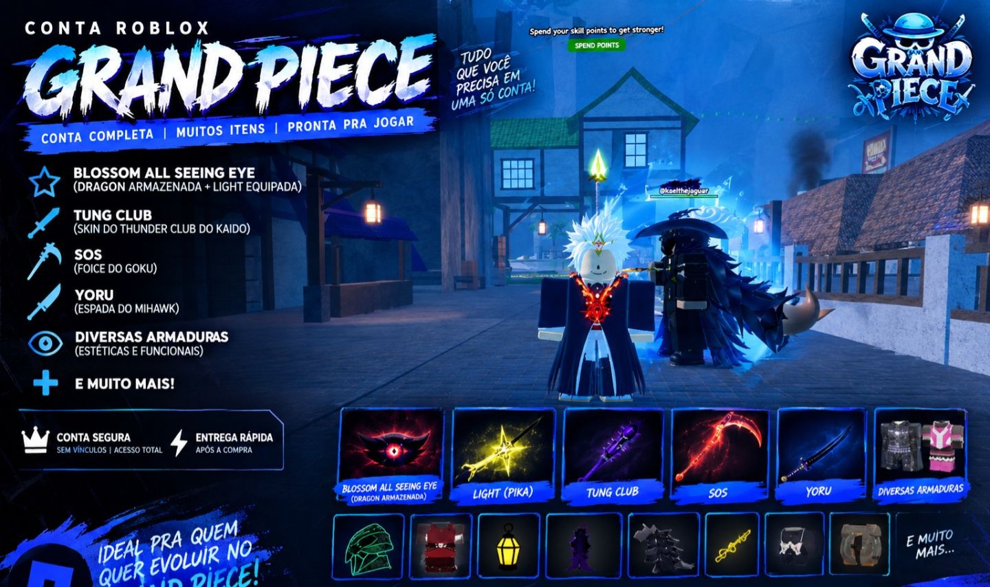 [ROBLOX] GRAND PIECE BLOSSOM ALL SEEING EYE + DRAGON + LIGHT + YORU