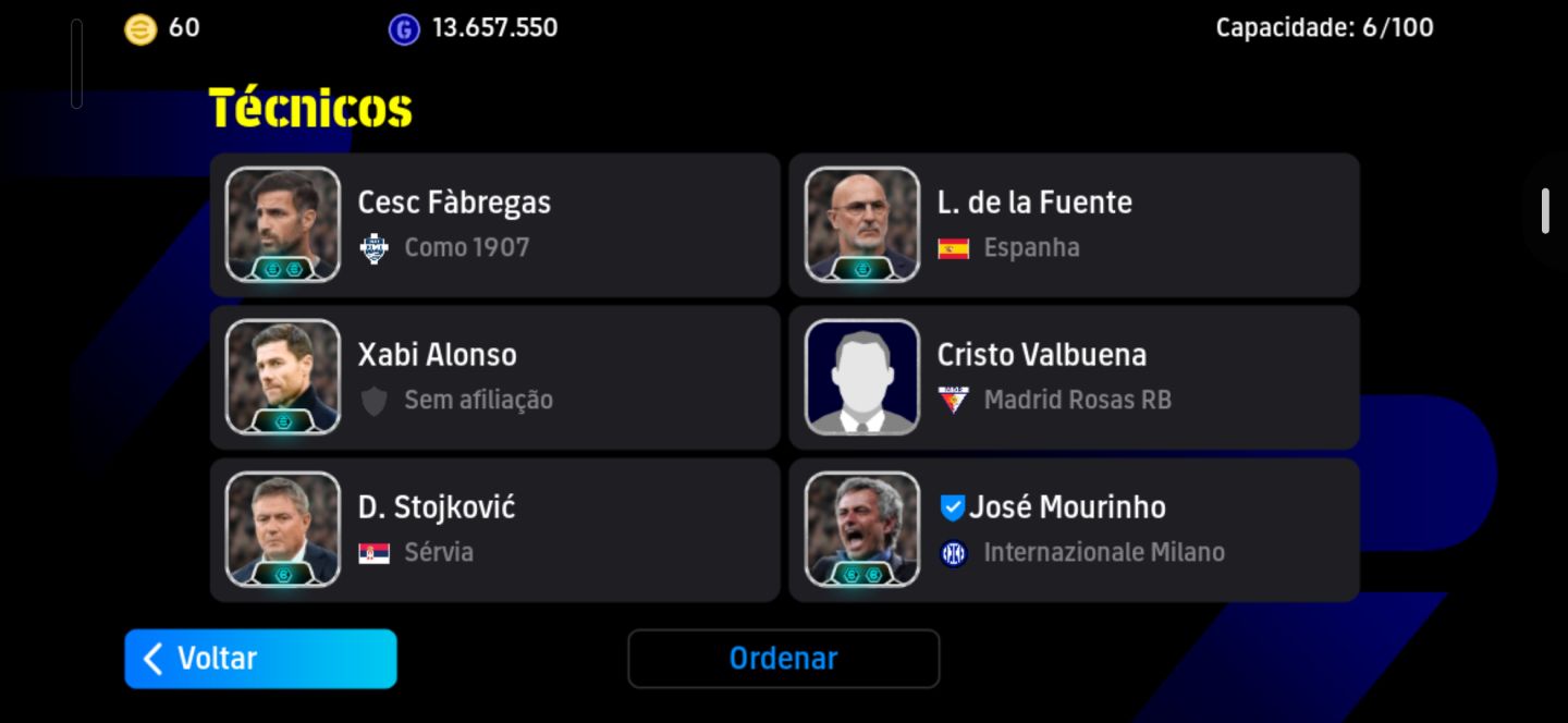 Conta Meta de Efootball Mobile com Salah Blitz, Bale Novo, Messi BigTime e Cruyf