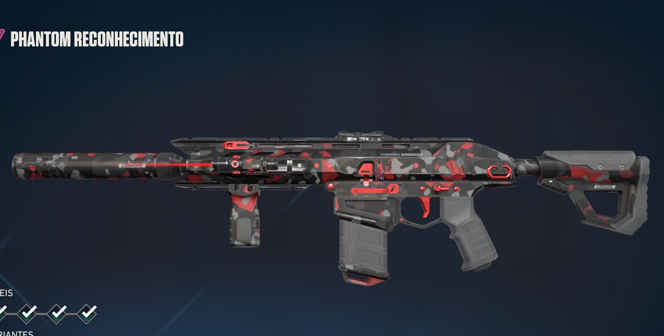 Conta valorant com vandal, phantom etc