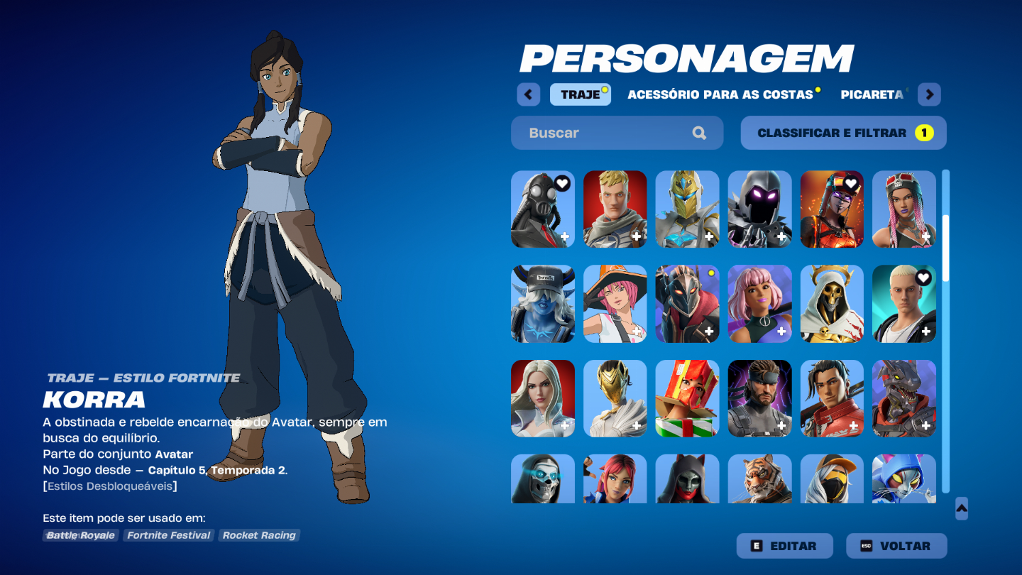 CONTA DE FORTINITE FULL ACESSO RARA E MEGA GEMADA!