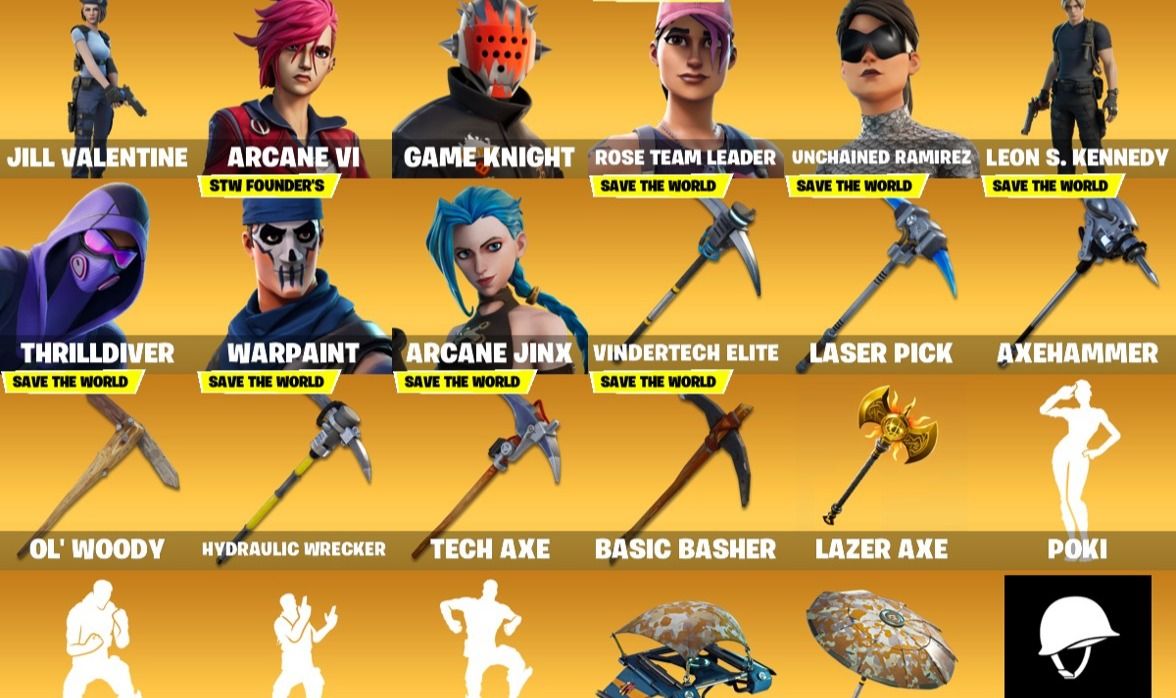 Conta Fortnite Salve o Mundo Fundador e 2600 vbucks - R$ 1.200,00