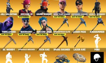Conta Fortnite Salve o Mundo Fundador e 2600 vbucks - R$ 1.200,00