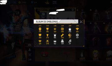 Conta de free fire gemada com passes antigos e ump att
