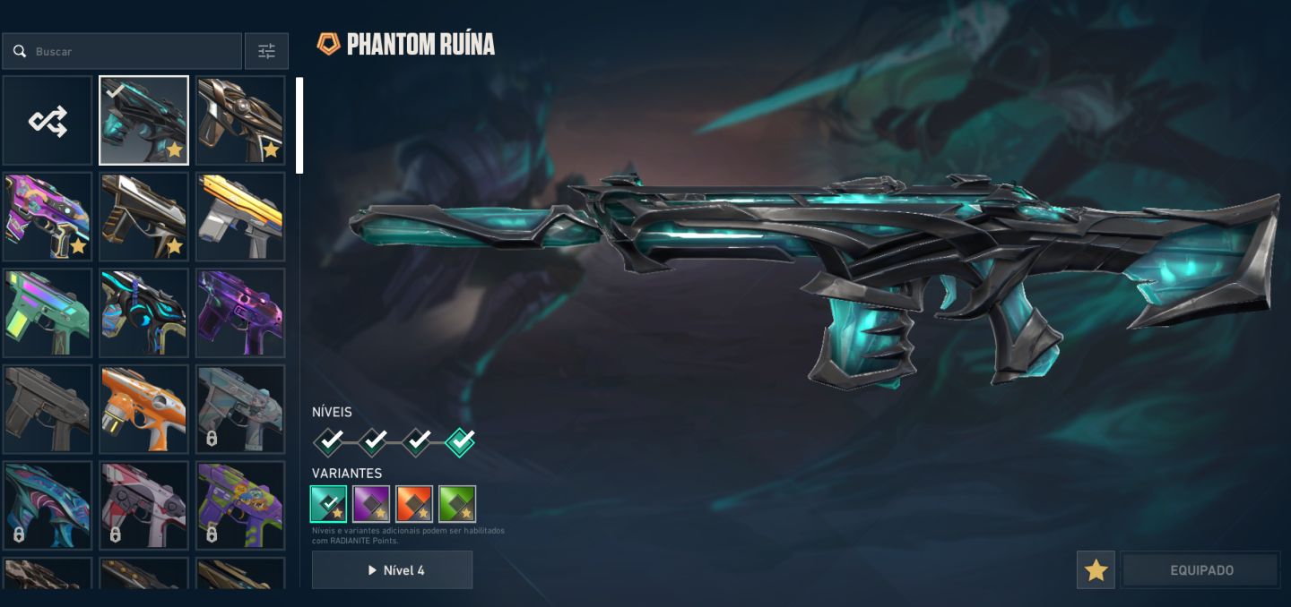 Conta Valorant com itens raríssimos
