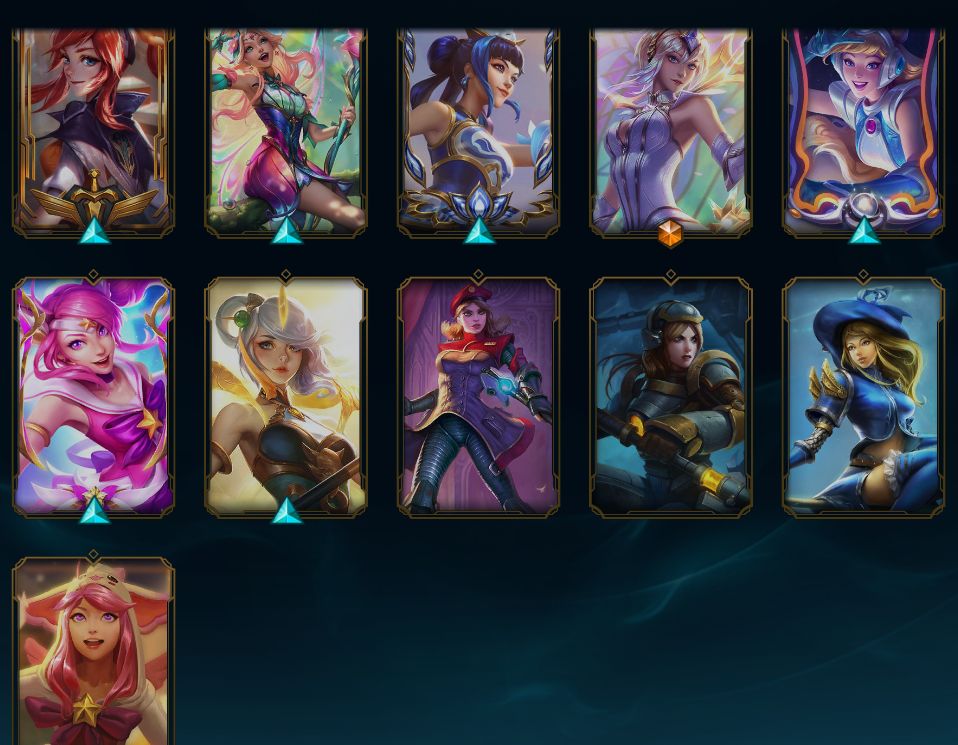 Conta Lol Feminina Desde 2014, Main Sup e Adc, Skins Fofas, valor negociável