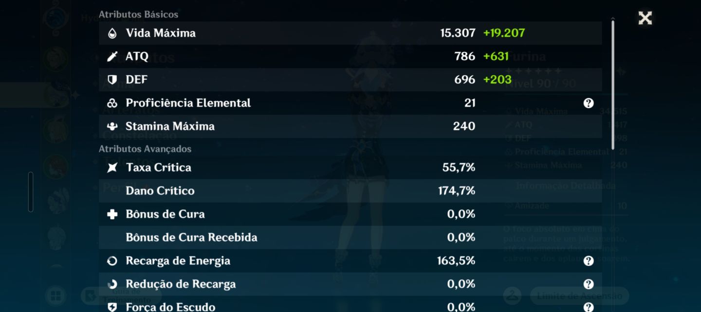DESAPEGO CONTA GENSHIN VÁRIOS T5 COM ASSINATURA, SELETOR ABERTO