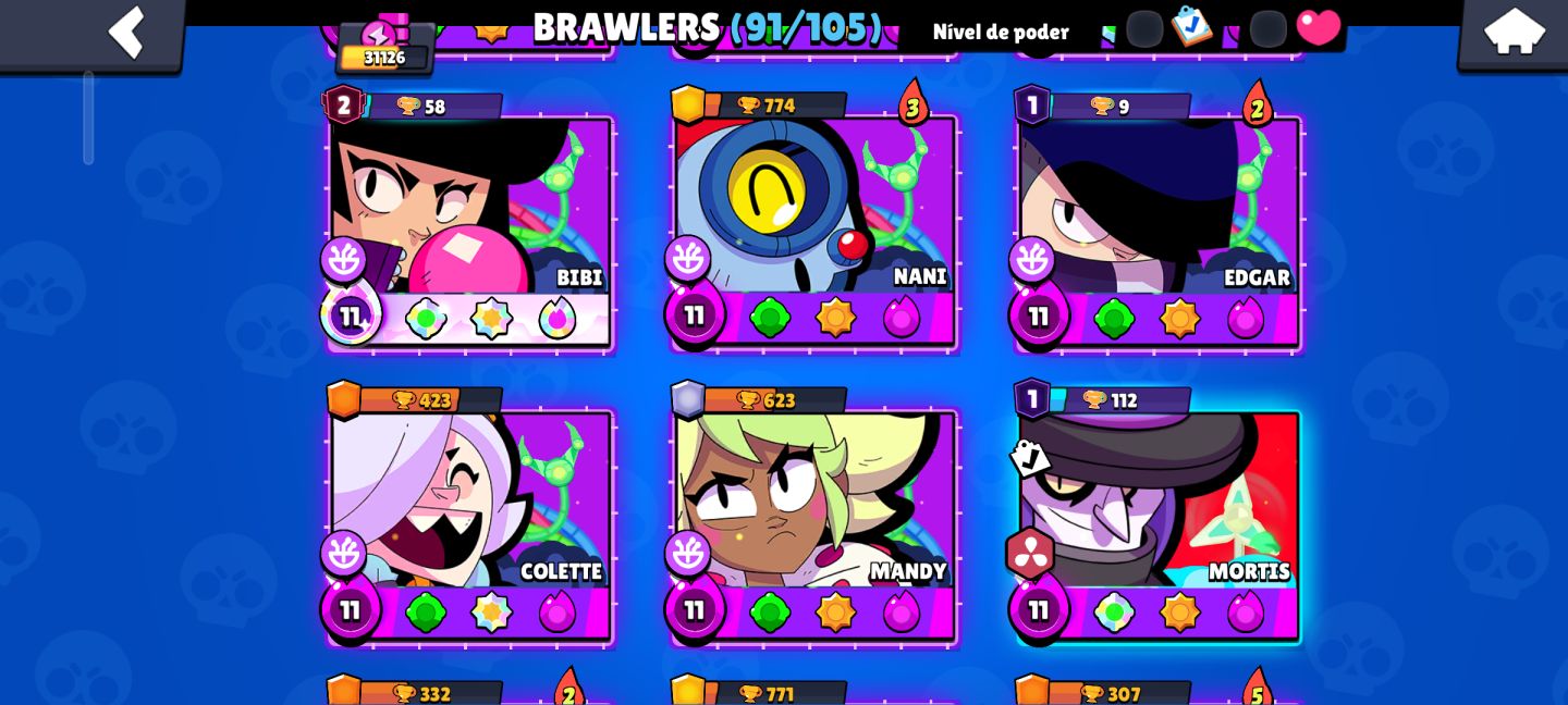 [Megaaaaa conta de BS] Continha super braba de Brawl Stars!!